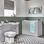 Why a walk-in bath is good for your? Featuring the Haworth deep soak walk in bath by assisted living bathrooms